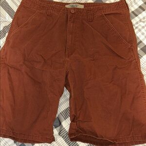 Wrangler Brown Cargo Shorts with Classic Cut